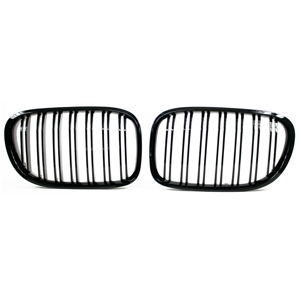 JOM Kühlergrill Kühlergitter für BMW 7er F01 2008-2015 ABS Schwarz Glänzend