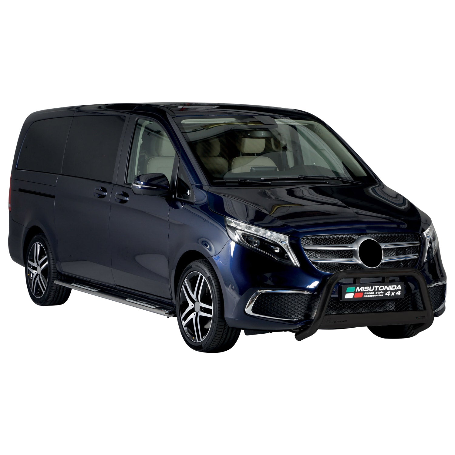 Frontbügel Frontschutzbügel für Mercedes Class 2020-2026 FL ø63mm Stahl Schwarz