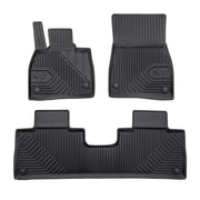 Fußmatten Gummimatten für Mercedes-Benz EQS SUV 2022-2026 TPE Schwarz 3 tlg