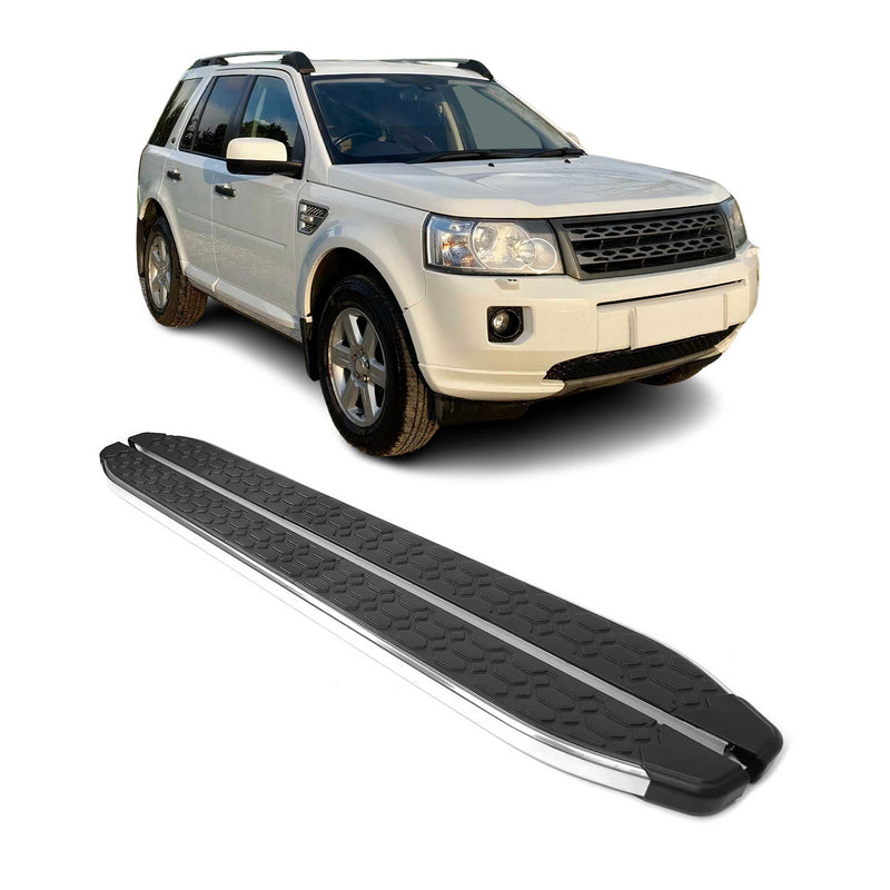 Trittbretter Seitenschweller für Land Rover Freelander 2007-2014 Edelstahl