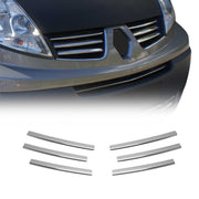 Kühlergrill Leisten Grillleisten für Renault Trafic 2010-2014 Edelstahl Chrom 6x
