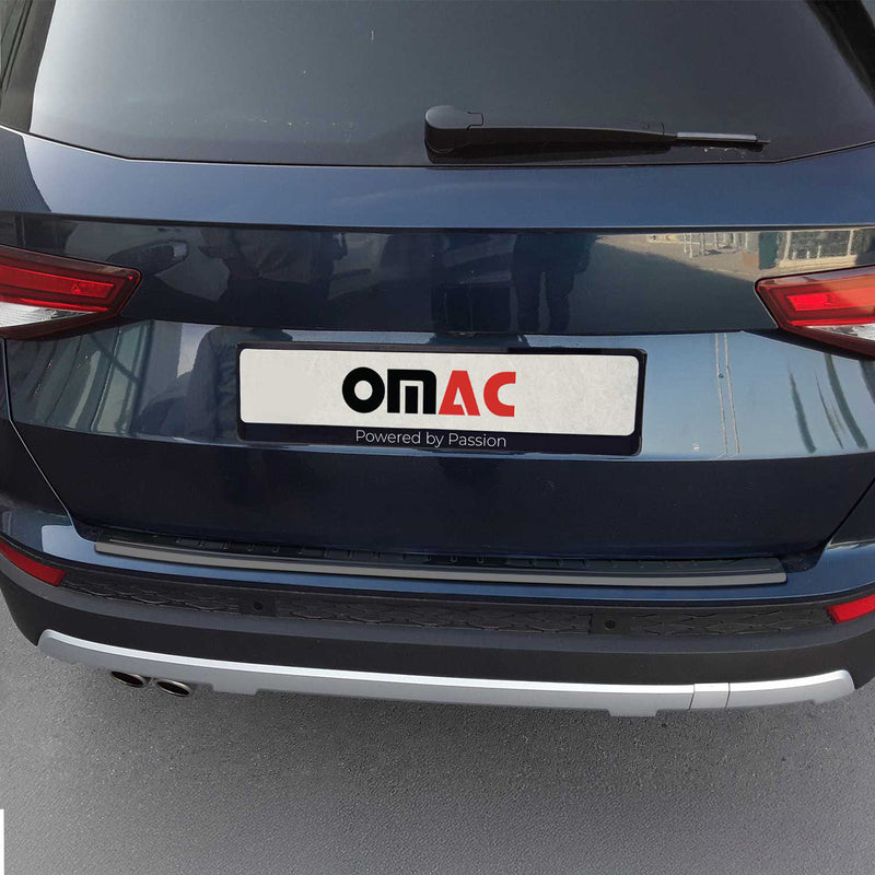 Ladekantenschutz Stoßstangenschutz für Cupra Ateca 2018-2021 Edelstahl Dunkel