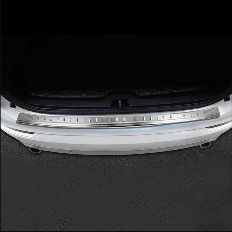 Ladekantenschutz Stoßstangenschutz für Volvo XC90 2015-2020 Edelstahl Gebürstet