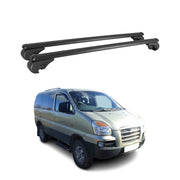 Dachträger für Hyundai H1 Starex 1997-2008 Gepäckträger Grundträger Alu Schwarz