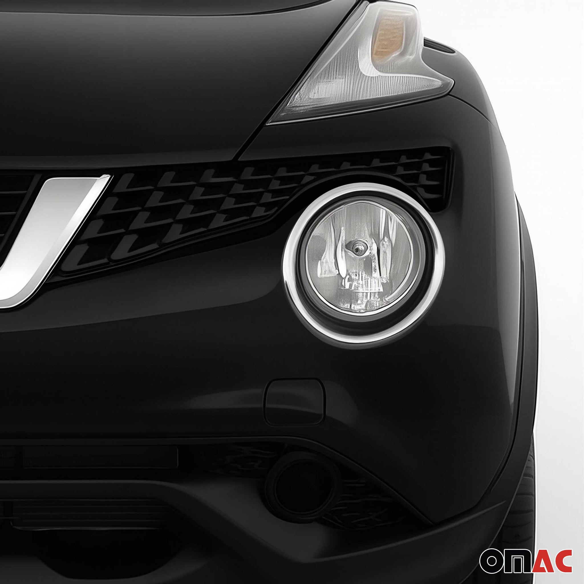 Scheinwerfer Leisten Scheinwerferblende für Nissan Juke 2014-2019 Edelstahl 2tlg