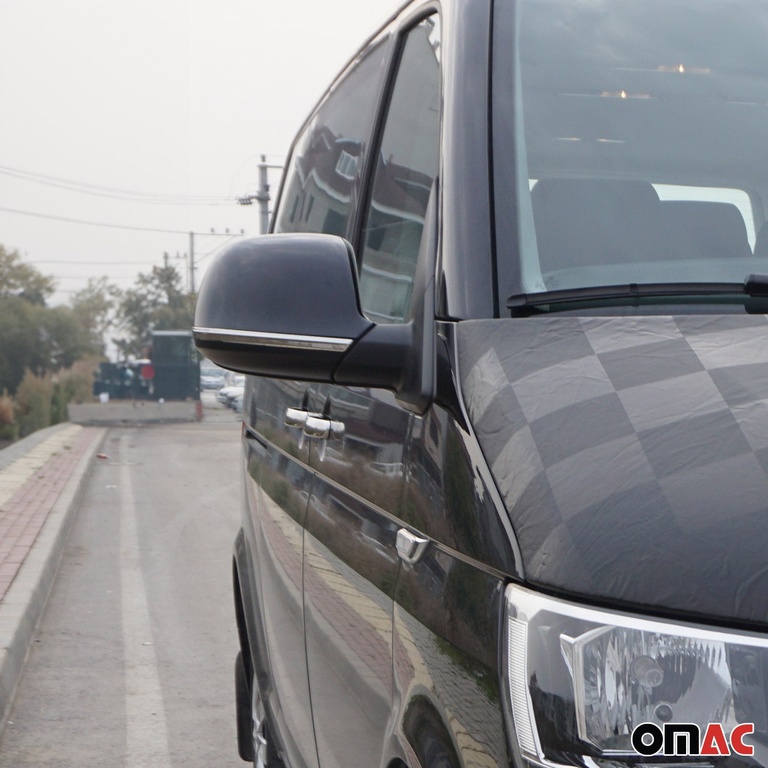 Spiegelkappen Leiste für VW T6 T6.1 alle 2015-2024 Edelstahl Chrom Chrom 2tlg