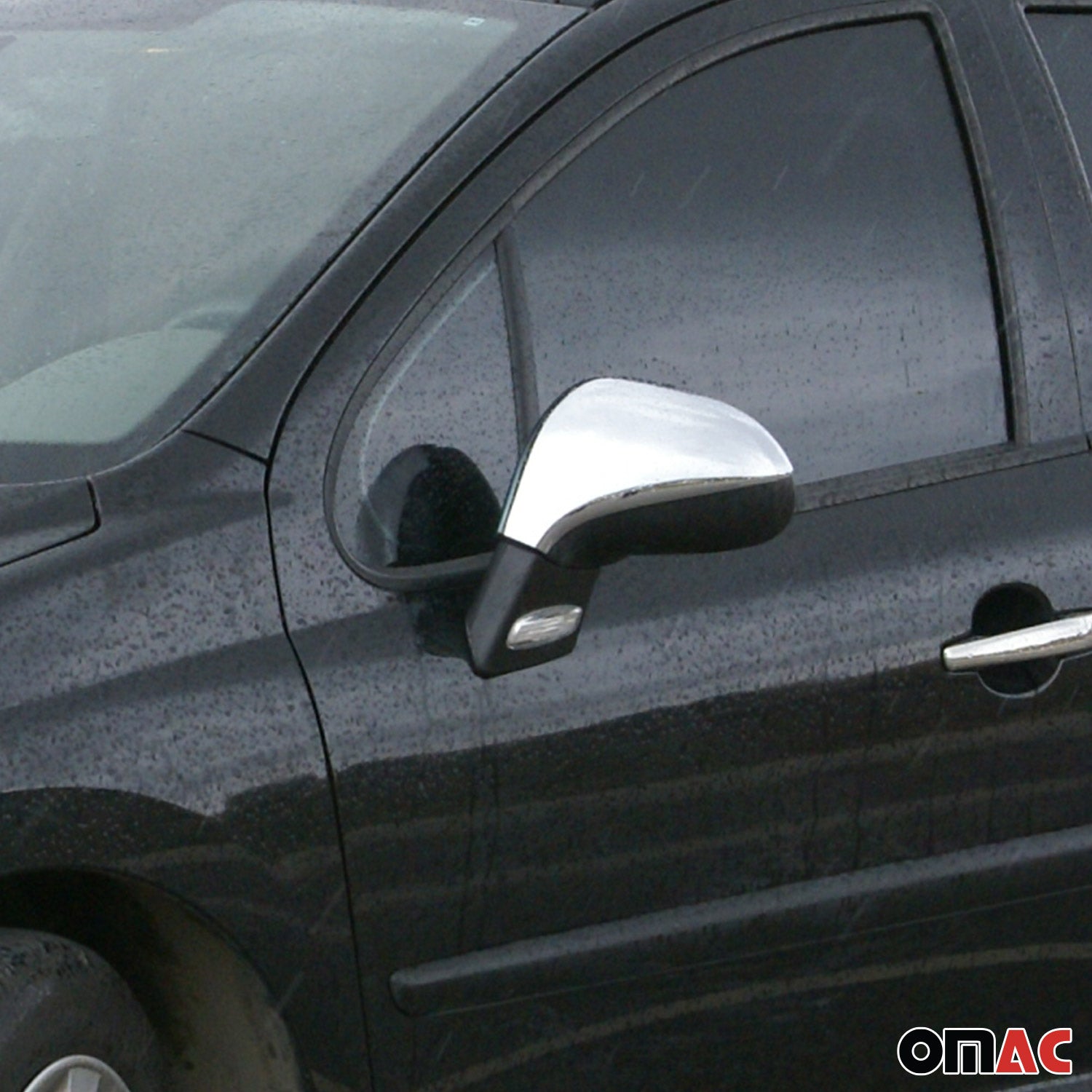 Spiegelkappen Spiegelabdeckung für Peugeot 207 2006-2012 Edelstahl Chrom 2tlg