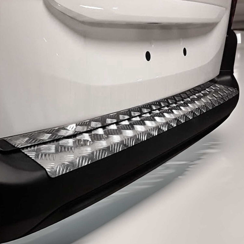 Ladekantenschutz Stoßstangenschutz für Opel Combo Cargo 2019-2024 Alu Silber