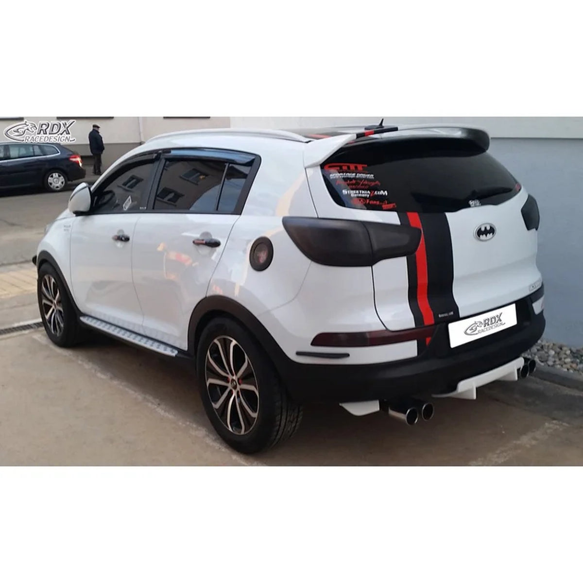 RDX Heckschürzenansatz Diffuser U-Diff für Kia Sportage SL 2010-2015