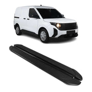 Trittbretter Seitenschweller für Ford Tourneo Courier L1 2023-2026 Alu Schwarz