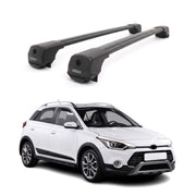 Dachträger Grundträger für Hyundai i20 Active 2016-2020 Aluminium Schwarz 2tlg