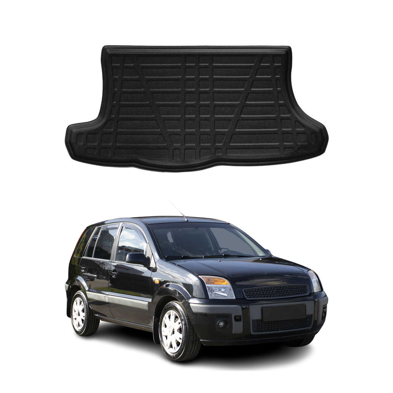 Kofferraumwanne Laderaumwanne für Ford Fusion 2002-2012 Gummi TPE Schwarz