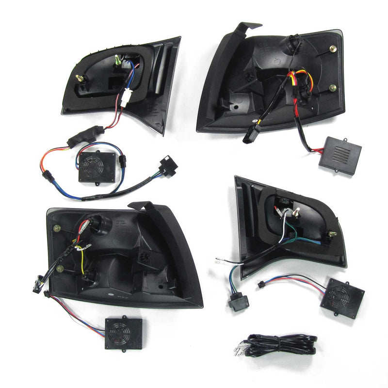 Rückleuchten für Audi A4 Avant B7 2004-2008 dunkel/ Rot 4tlg