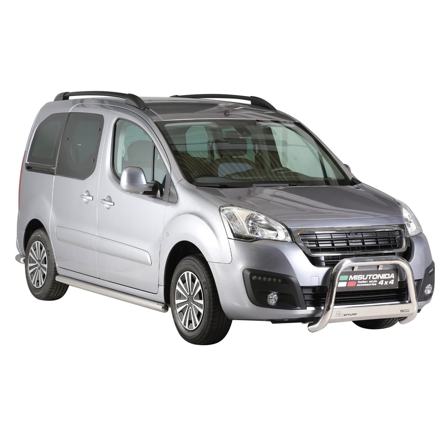 Frontbügel Frontschutzbügel für Peugeot Partner 2018-2026 ø63mm Stahl Silber