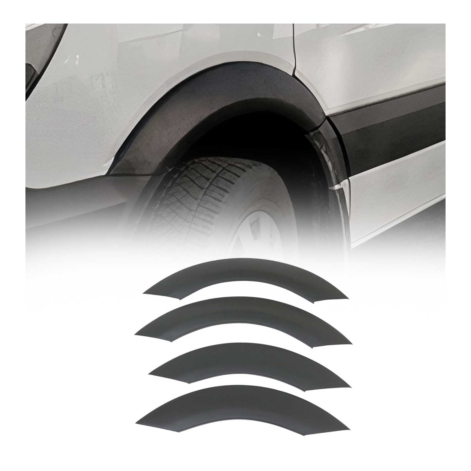 Radläufe Kotflügel Verbreiterung für Mercedes Sprinter W906 2014-2018 FL 4tlg