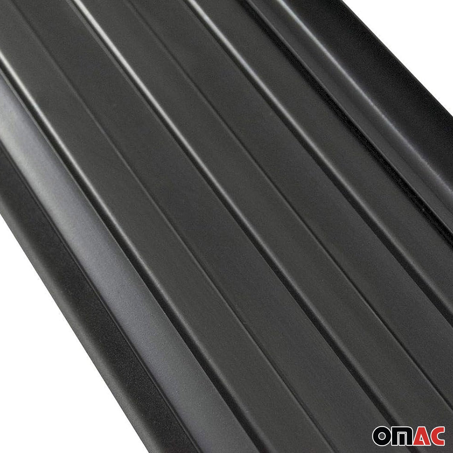 Trittbretter Seitenschweller für Ford Ranger 2012-22 Double Cab Alu Schwarz ABE