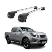 Dachträger für Nissan Navara III D23 2015-2025 4Tür Aluminium 75kg Grau 2tlg