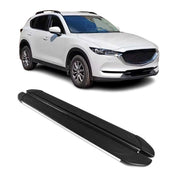 Trittbretter Seitenschweller für Mazda CX-5 2017-2025 Aluminium Schwarz Silber
