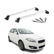 Dachträger Grundtäger für Fiat Croma 2005-2010 100kg Aluminium Grau 2x ABE