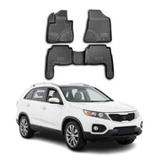 OMAC Gummimatten Fußmatten für Kia Sorento 2009-2012 TPE Automatten Schwarz 4x