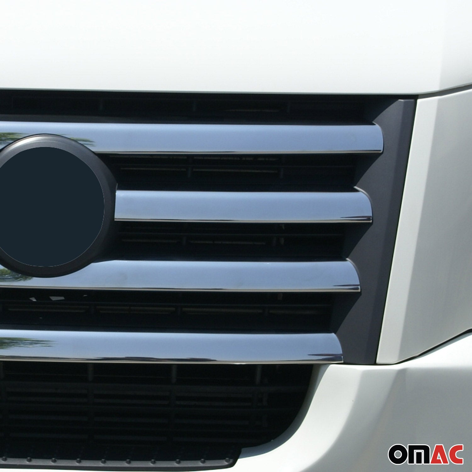 Kühlergrill Leisten Grillleisten für VW Crafter 2006-2012 Edelstahl Chrom 5tlg