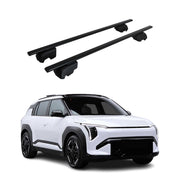 Dachträger Grundträger für Kia EV3 2024-2026 Stahl Silber 2tlg