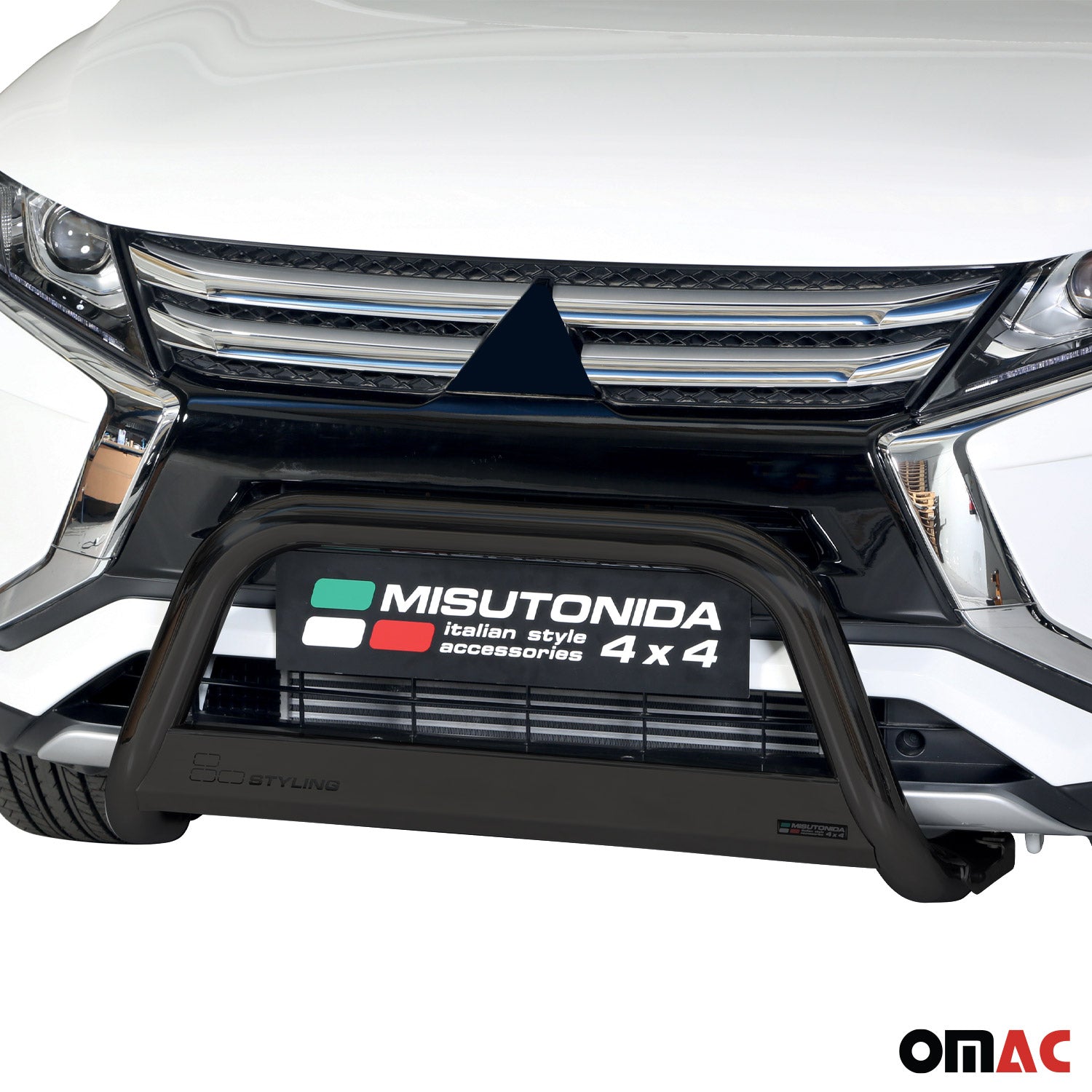 Frontbügel Frontschutzbügel für Mitsubishi Eclipse Cross 2018-2020 ø63 Schwarz