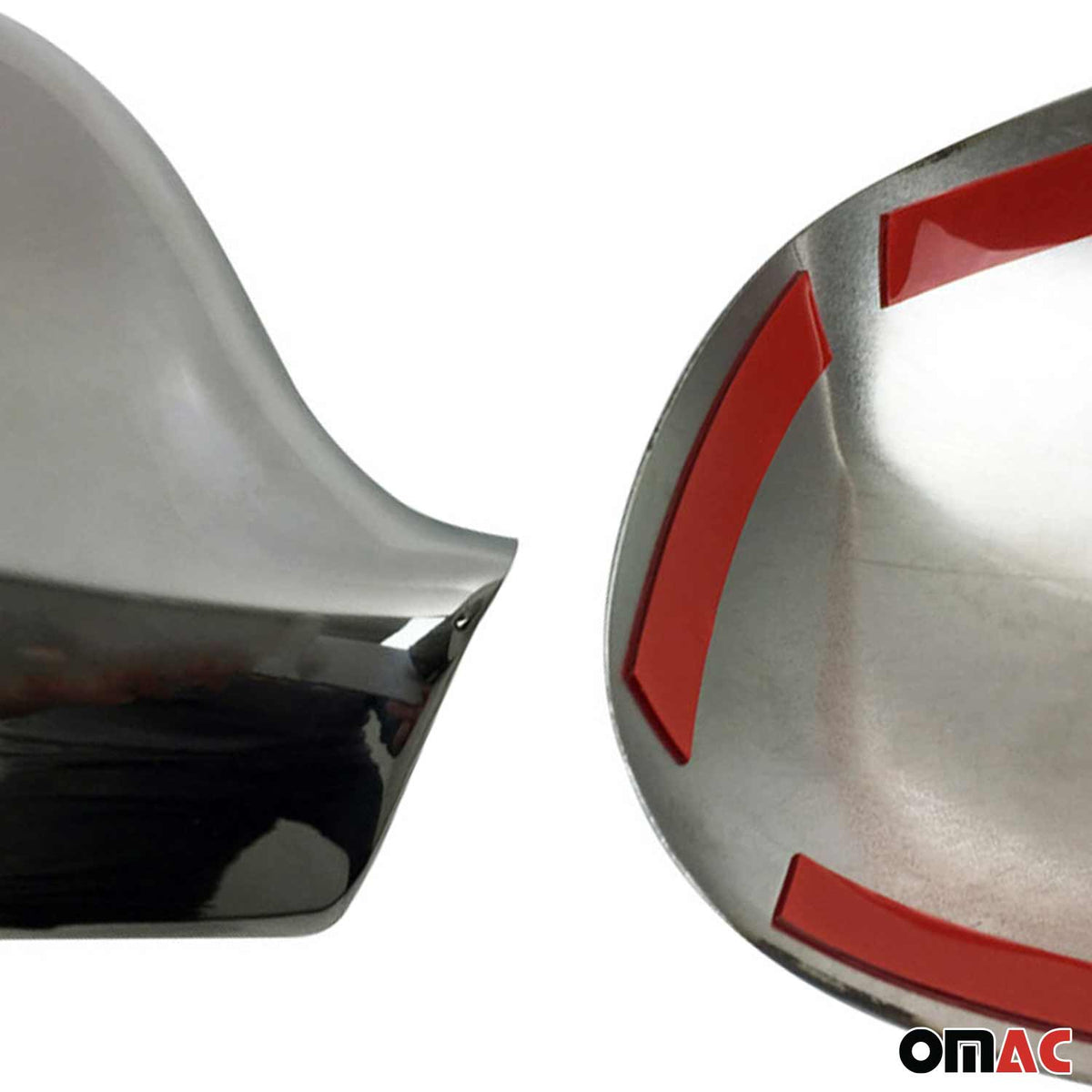 Spiegelkappen Spiegelabdeckung für Peugeot 307 2001-2009 Edelstahl Chrom 2tlg
