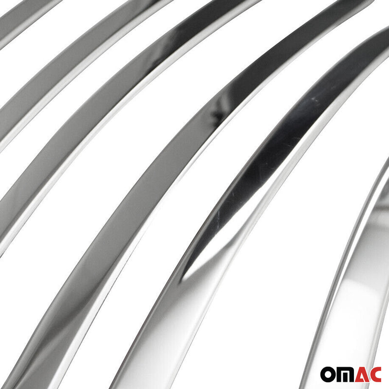 Kühlergrill Leisten Grillleisten für Mercedes Sprinter 2018-2025 Chrom Silber 2x