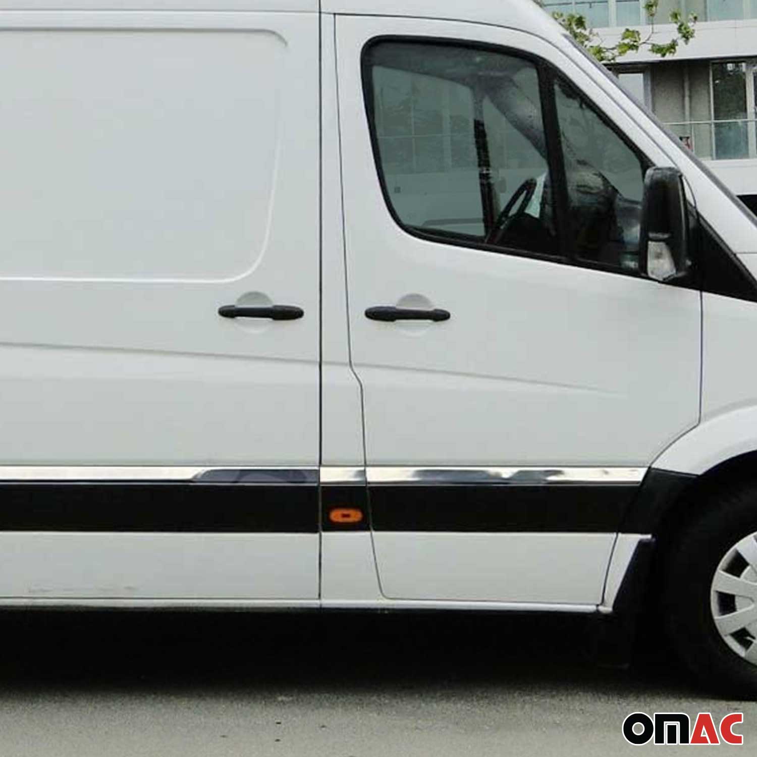 Seitentürleiste für Mercedes Sprinter W906 2006-2018 L3 Mitte Radstand Chrom 10x