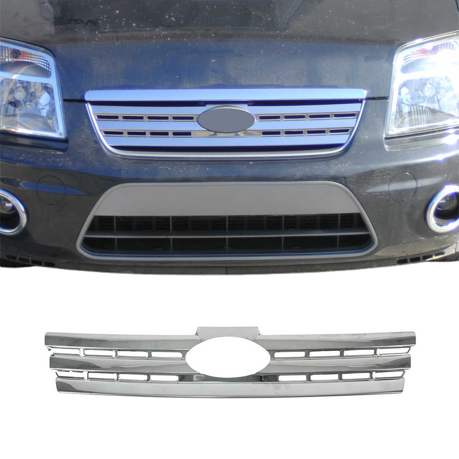 Kühlergrill Leisten Grillleisten für Ford Connect 2009-2014 Edelstahl Chrom
