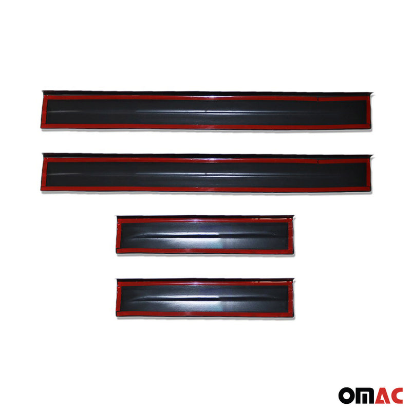 Einstiegsleisten Türschweller für Nissan X-Trail 2014-2017 ABS Schwarz 4tlg