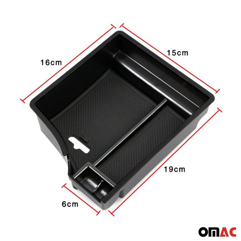 Armauflage Ablagebox Zentrale Storage-Box für Mazda CX-5 2015-2017 ABS Schwarz