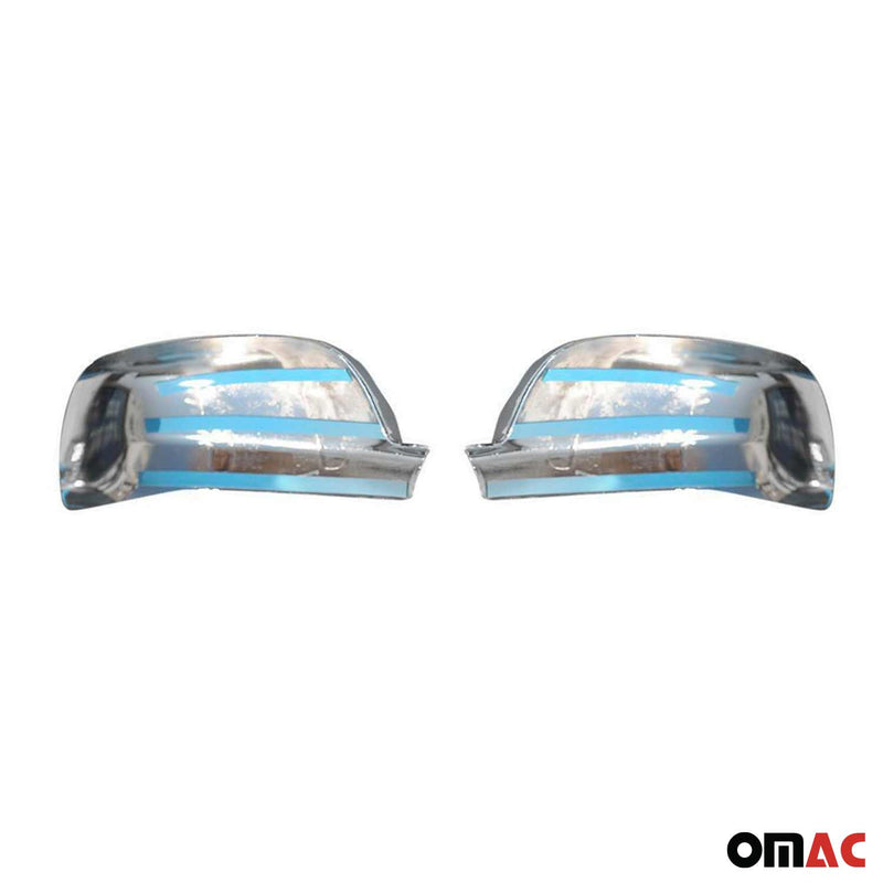 Spiegelkappen Spiegelabdeckung für Seat Arosa 1997-2004 Chrom ABS Silber 2tlg