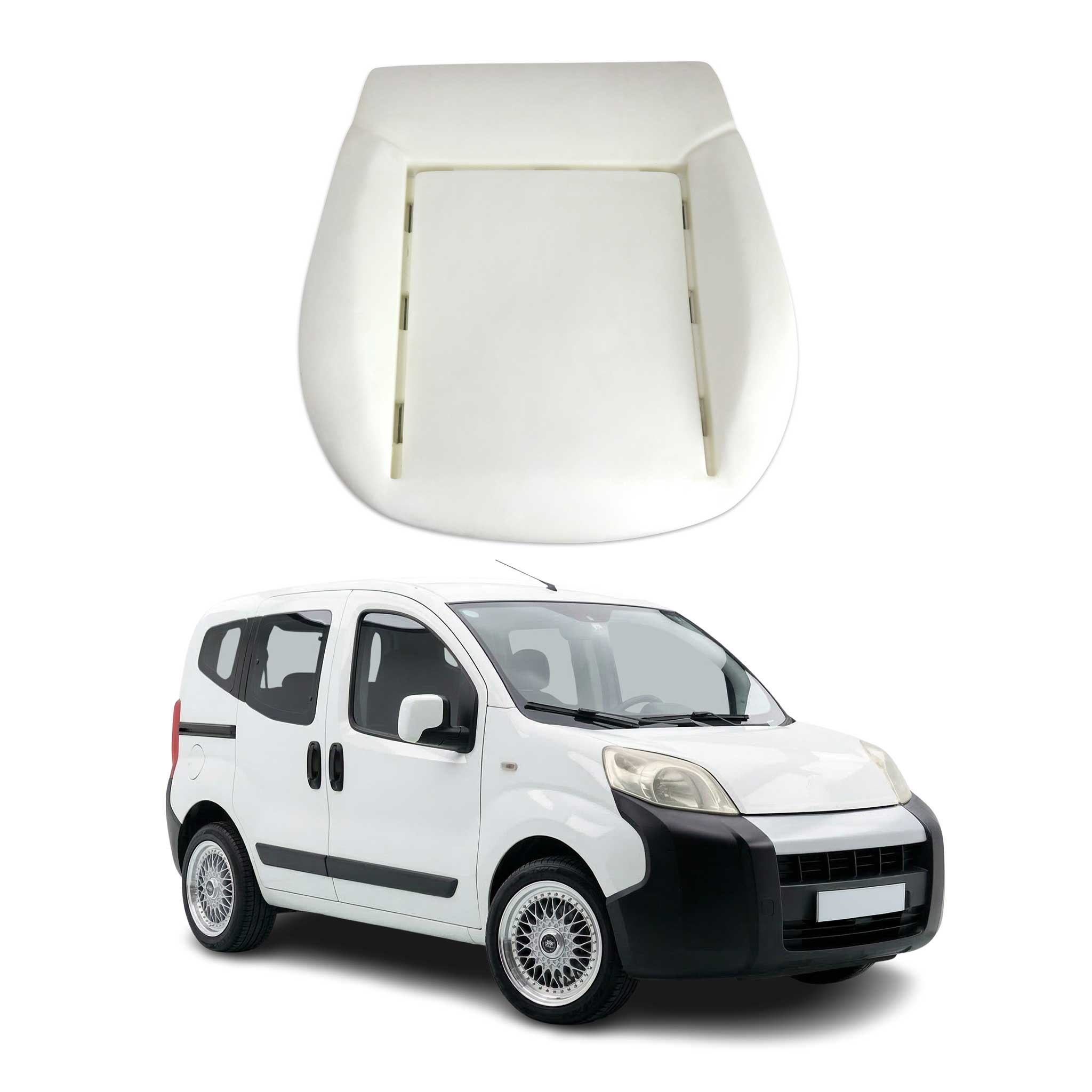 Sitzpolster Schaumstoff für Fiat Fiorino Qubo 2008-2022 passgenau links/rechts