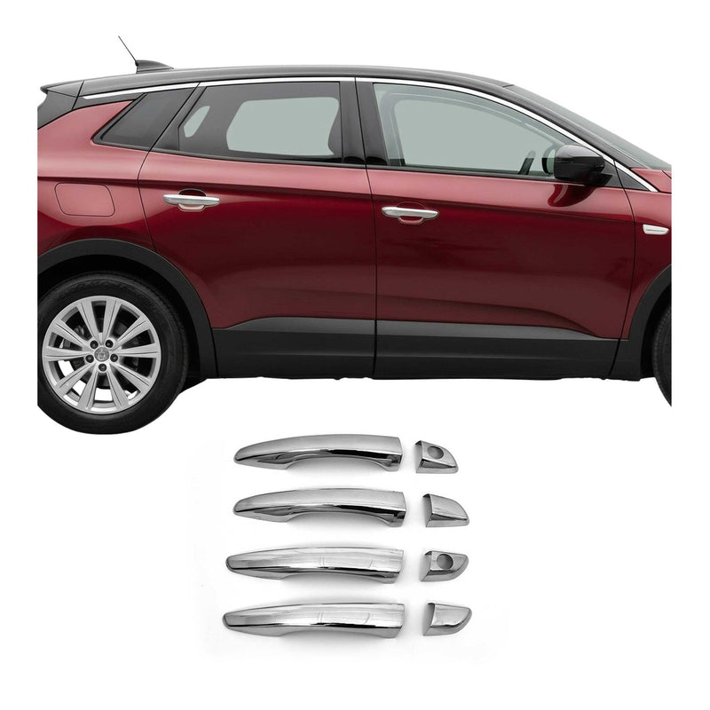 Türgriff Blende für Peugeot 208  / 2008 2019-2024 4Tür H2 Edelstahl Chrom 8tlg