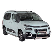 Frontbügel Frontschutzbügel für Citroen Berlingo 2018-2026 ø63mm Stahl Silber