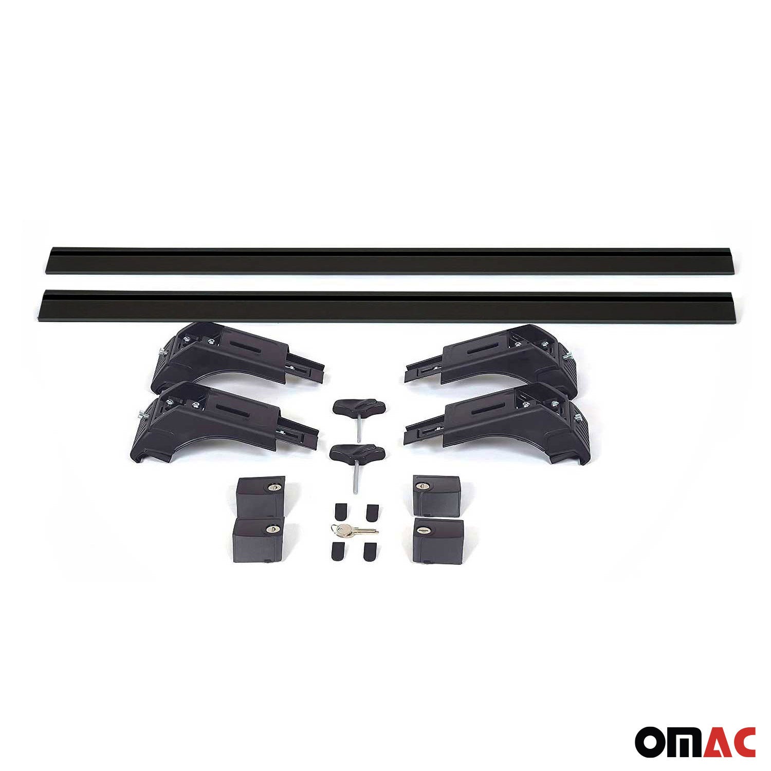 Aluminium Dachträger Gepäckträger für Seat Ibiza Kombi 2012-2017 Schwarz 2x