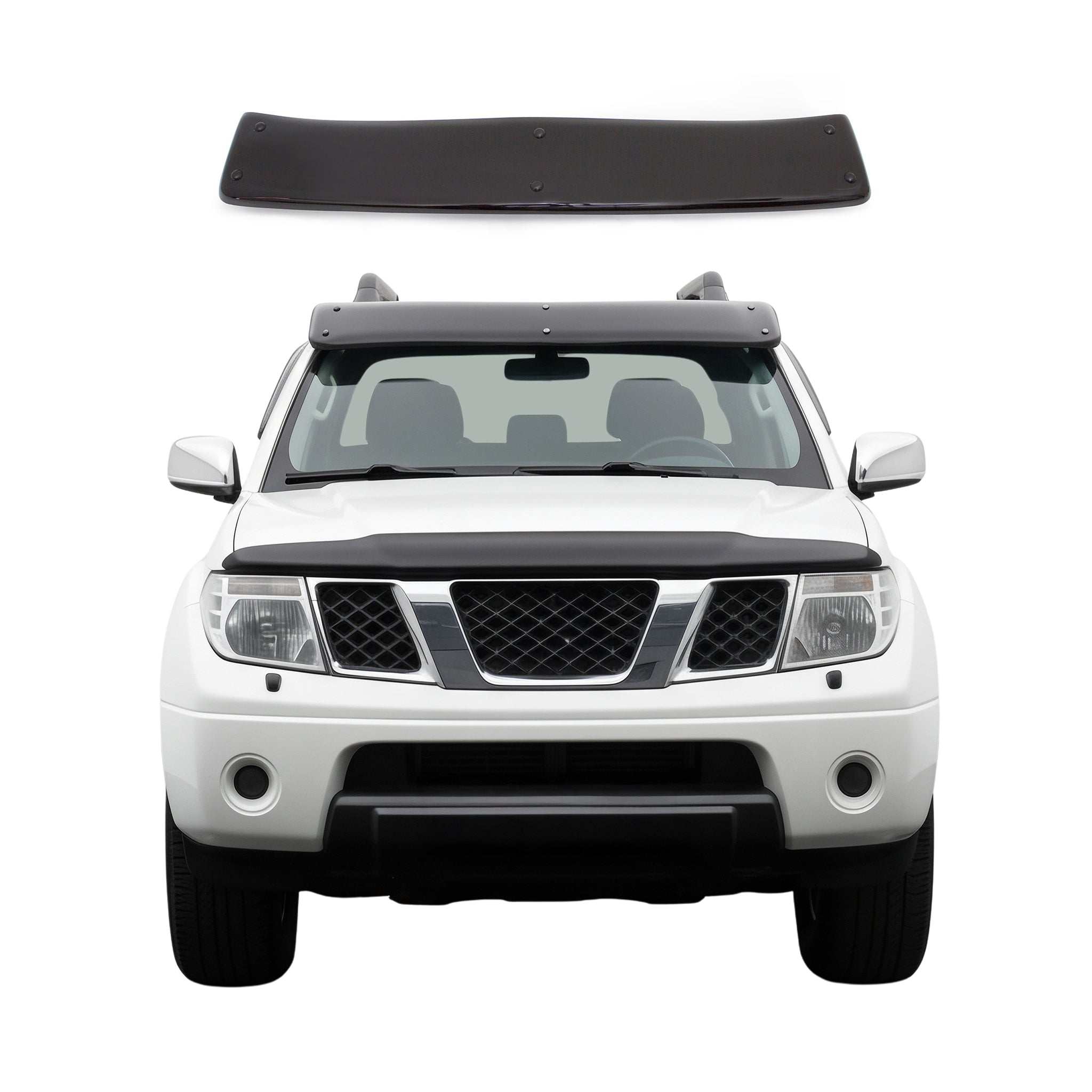 Sonnenblende äußeren Außensonnenblende für Nissan Navara 2004-2015 D40 Acryl