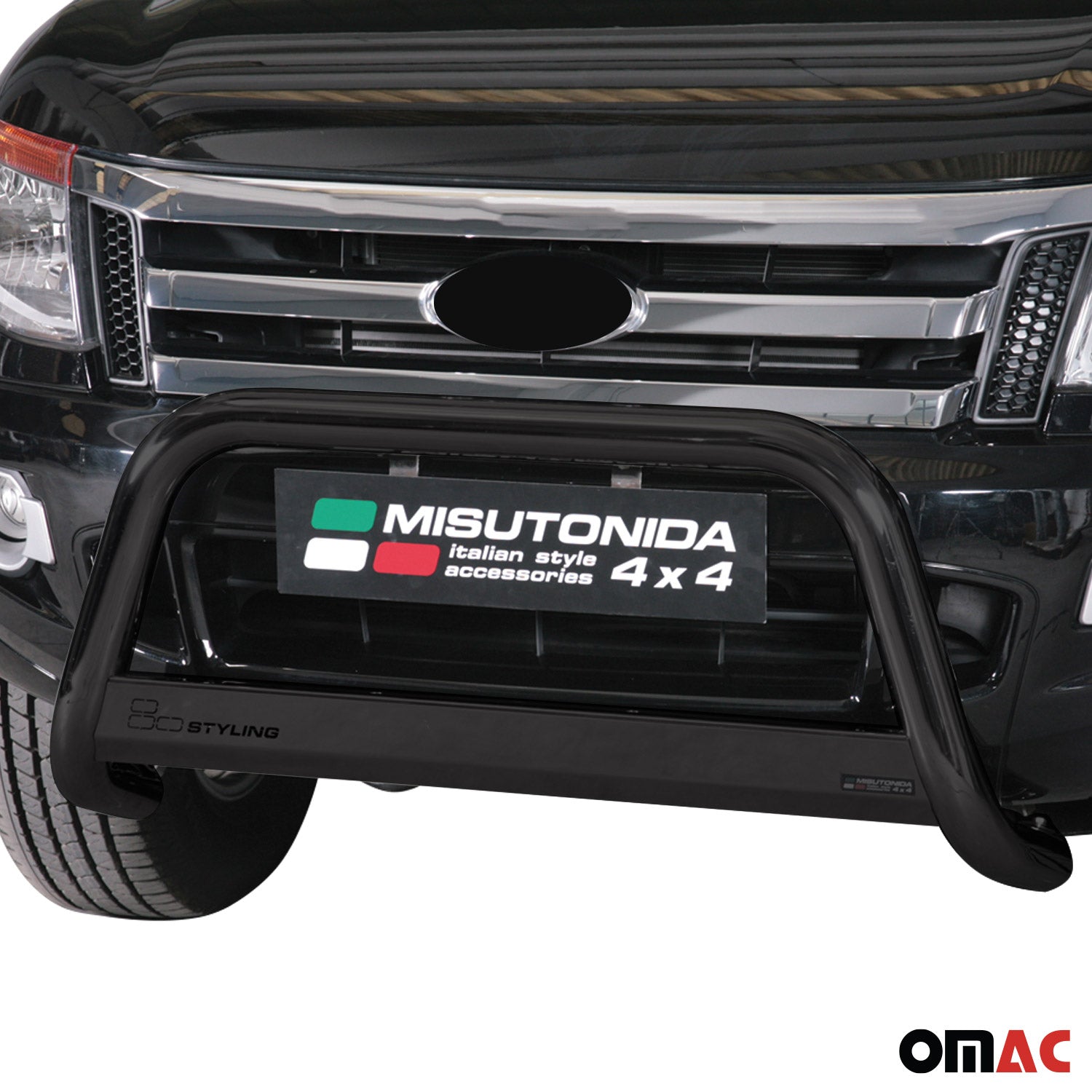 Frontbügel Frontschutzbügel für Ford Ranger 2012-2015 ø63mm Stahl Schwarz Schutz
