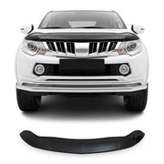 Motorhaube Deflektor Insektenschutz für Mitsubishi L200 2015-2020 Dunkel