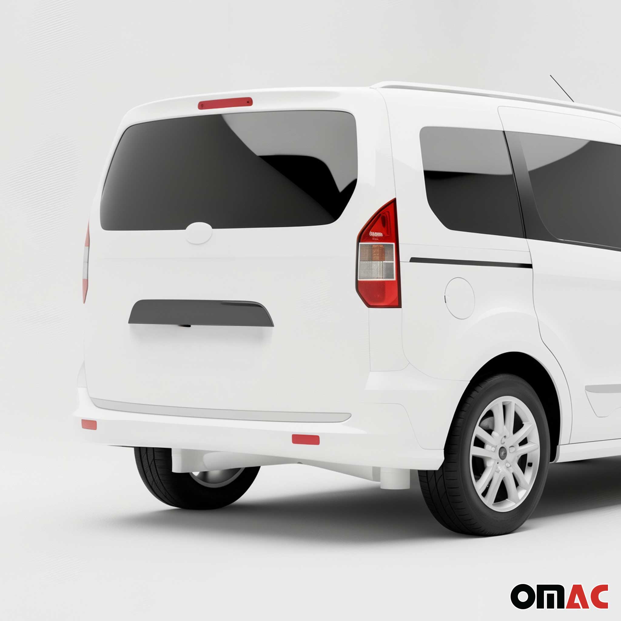 Heckklappe Kofferraumöffner Griff für Ford Tourneo Courier Edelstahl Dunkel 1tlg