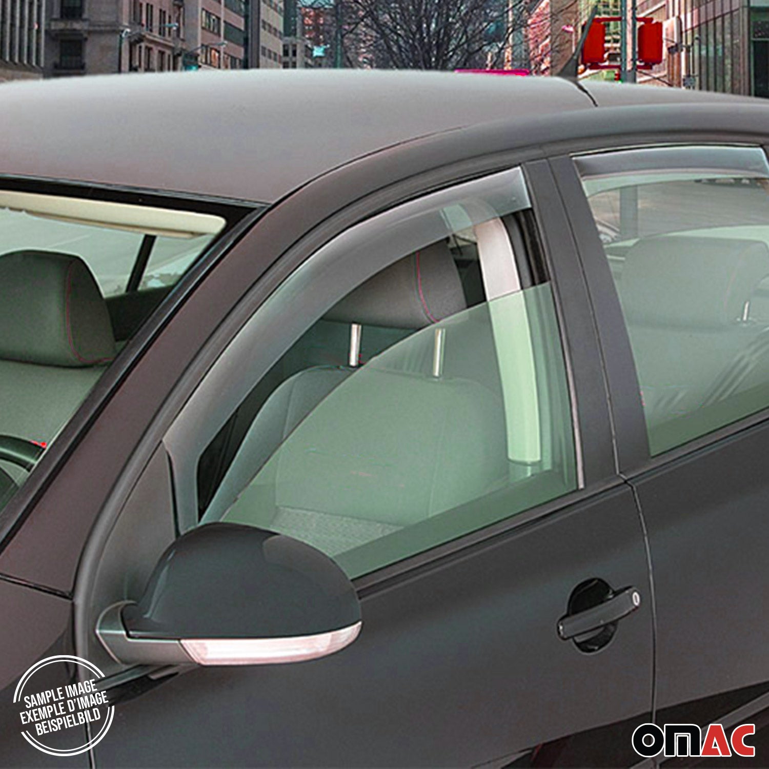 Windabweiser Sonnenblende Motorhaube Deflektor Set für Mercedes Sprinter 2009-16