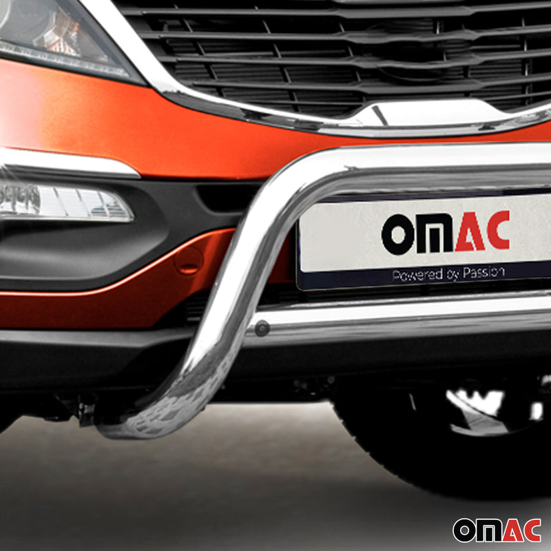 Frontbügel Frontschutzbügel für Kia Sportage 2010-2015 mit ABE Stahl Silber