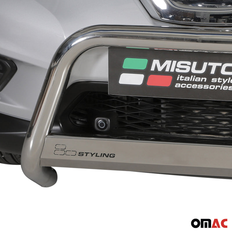 Frontbügel Frontschutzbügel für Nissan X-Trail 2015-2017 ø63mm Stahl Silber