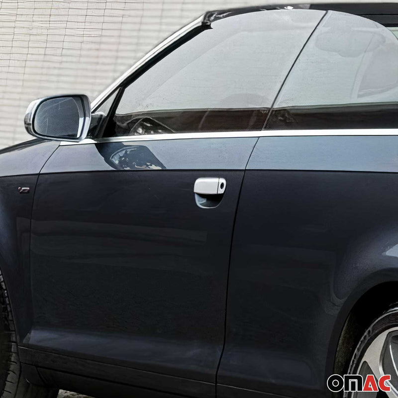 Türgriff Blende Türgriffkappen für Audi A3 8P 8P 8V 2003-14 2tür Chrom Silber 3x