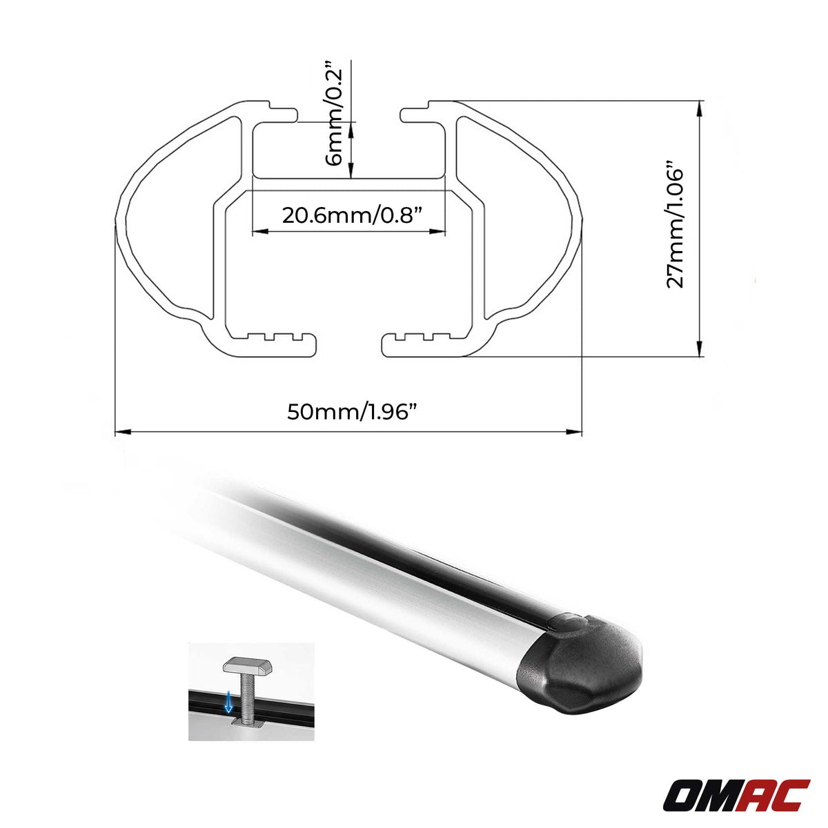 Dachträger für Mercedes GLK X204 2008-2015 Aluminium Grau Dachgepäckträger