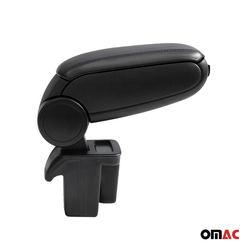 Mittelarmlehne Armlehne Mittelkonsole für Ford Focus 2015-2018 PU-Leder Schwarz
