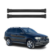 Dachträger Gepäckträger für BMW X5 E53 1999-2006 Relingträger Alu Schwarz 2x