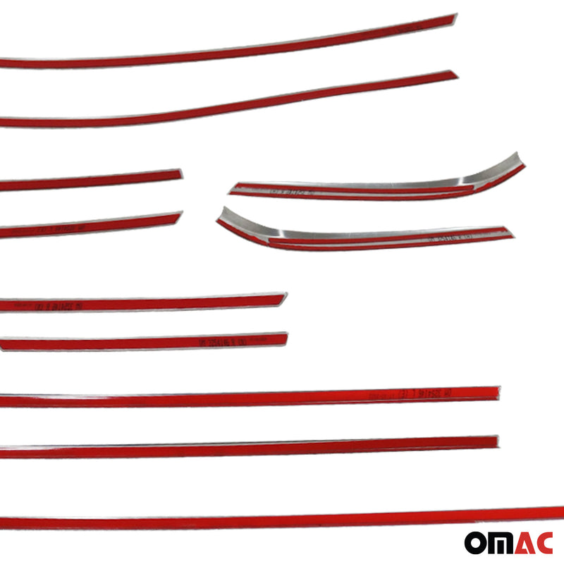 Fensterleisten Zierleisten für Hyundai Bayon 2021-2025 Edelstahl Chrom 14tlg